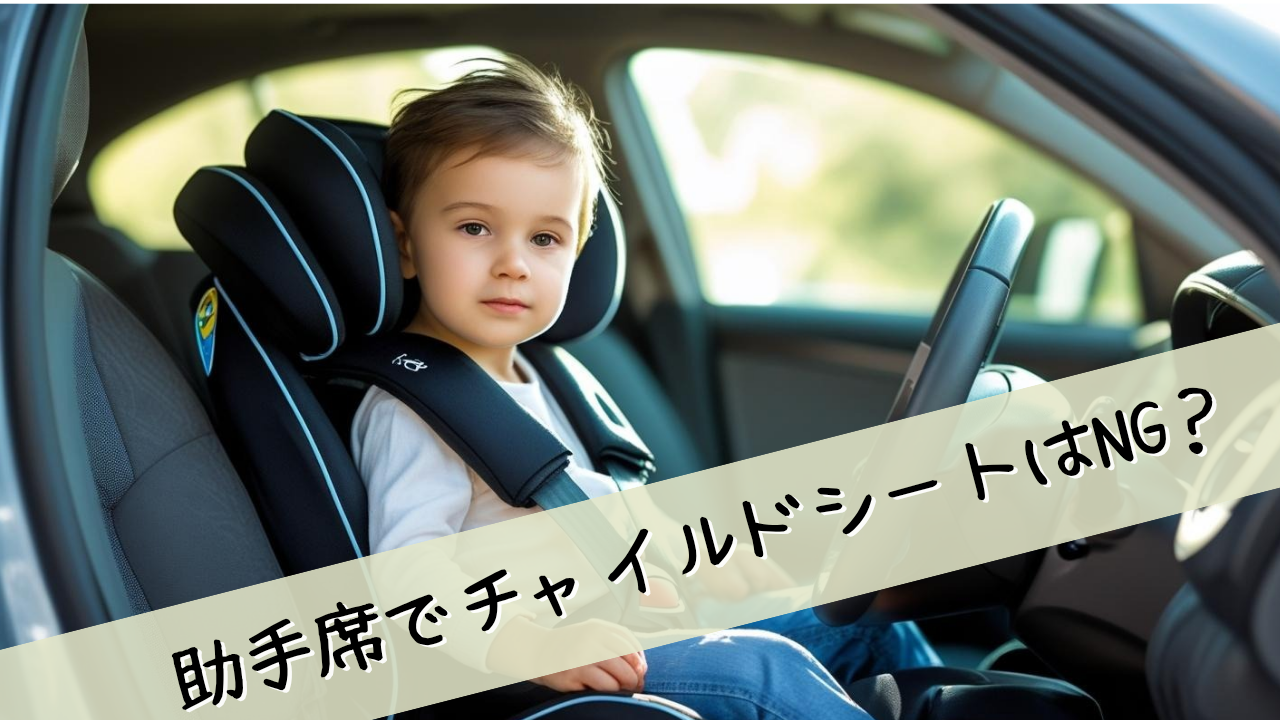 チャイルドシートを助手席で使うのはNG？安全性・法律・正しい取り付け 