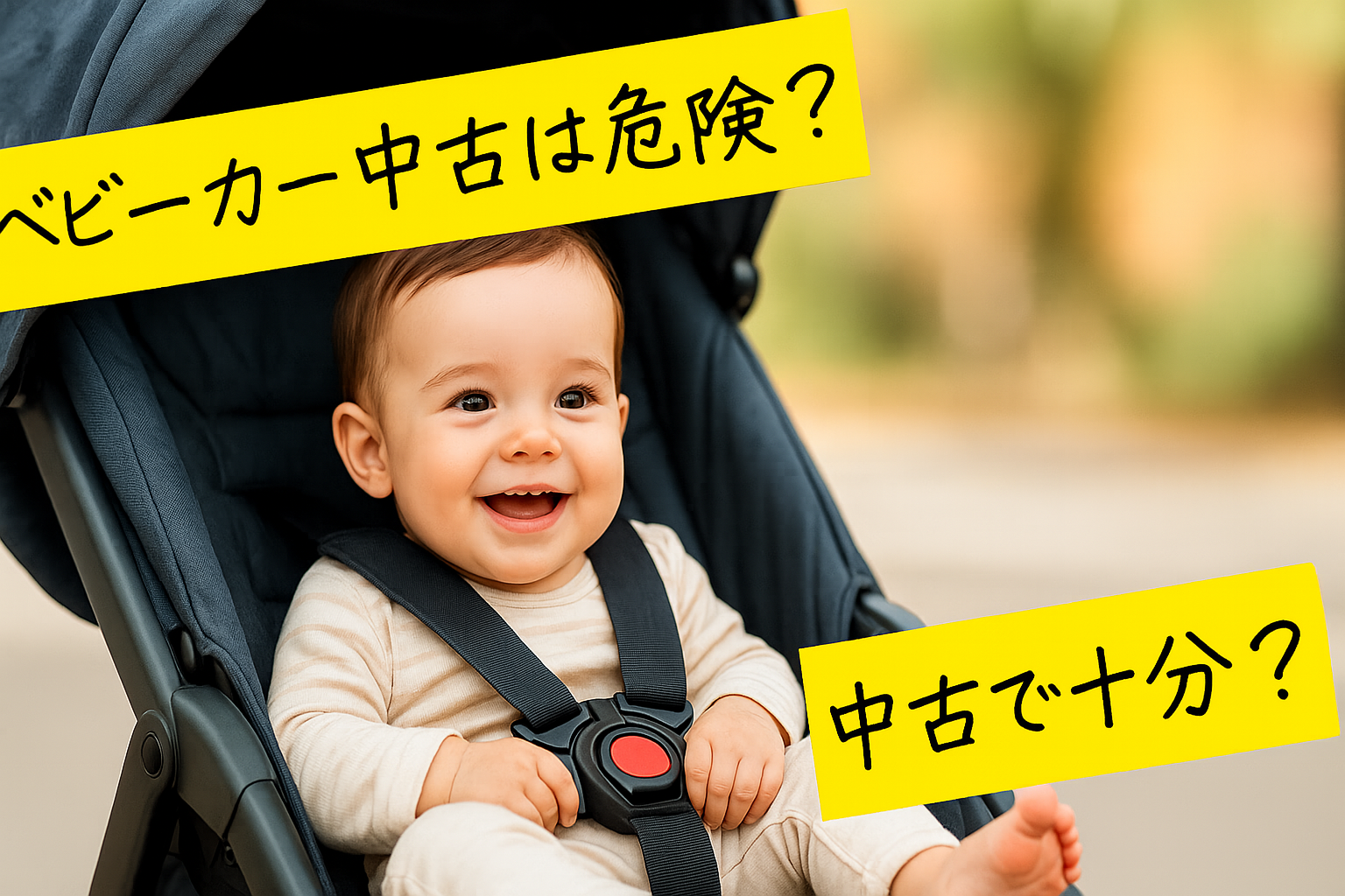 ベビーカーの中古は危険？大丈夫？