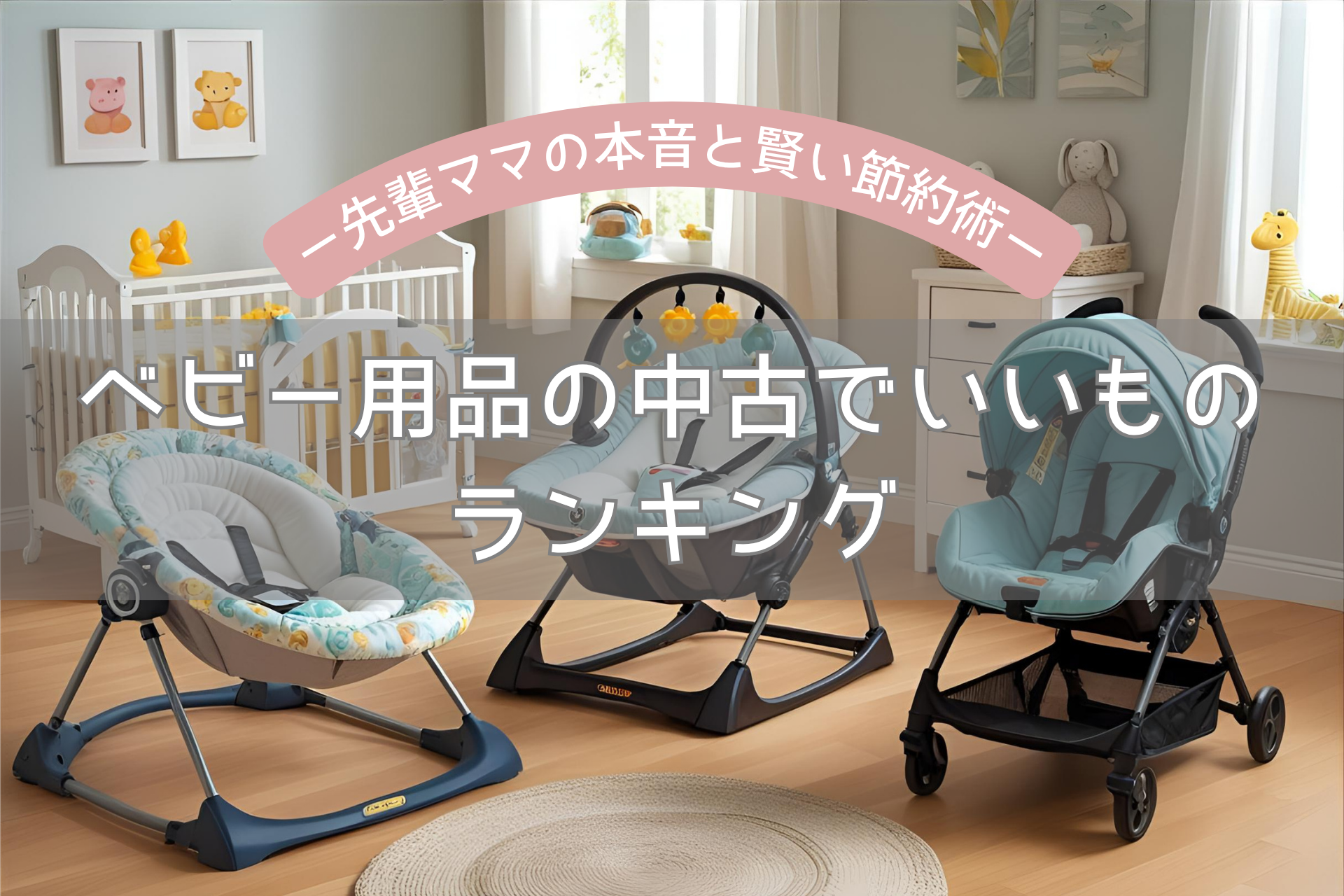 ベビー用品の中古でいいものランキング！先輩ママの本音と賢い節約術