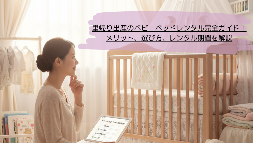 里帰り出産のベビーベッドレンタル完全ガイド!メリット、選び方、レンタル期間を解説