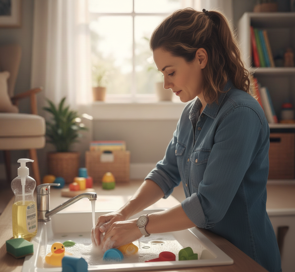 おもちゃの洗浄